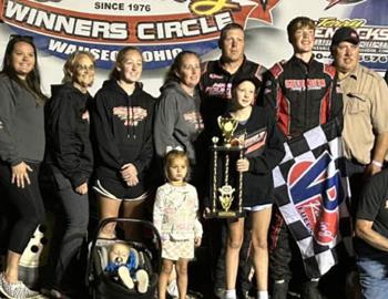 Devin Shiels won the DIRTcar Late Model feature at Oakshade Raceway (Wauseon, Ohio) on Saturday, Sept. 2