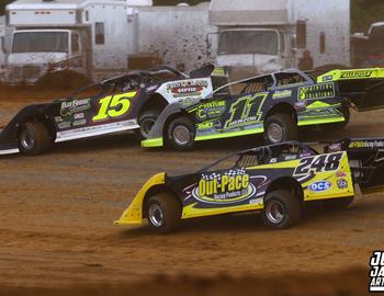 Spoon River Speedway (Lewiston, IL) – Midwest Auto Racing Series (MARS) Late Model Championship – Gary Cook Jr. Memorial – May 25, 2025. (Josh James Artwork photo)