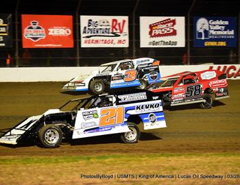 Lucas Oil Speedway (Wheatland, MO) – United States Modified Touring Series (USMTS) – King of America XIV – March 27-29, 2025. (Todd Boyd photo)