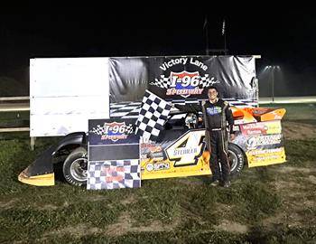 Travis Stemler nabbed his latest win at I-96 Speedway on August 23