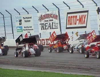 The Dodge City backstretch