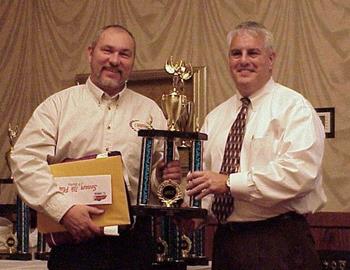 Jim Bailey accepts for J.P. Bailey (Seventh in points)