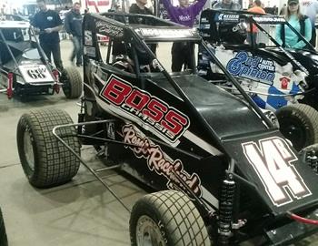In staging for Monday practice