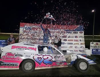 Casino Speedway (Watertown, SD) – United States Modified Touring Series (USMTS) – 14th Annual Summersota Nationals – June 17, 2025. (Casino Speedway photo)