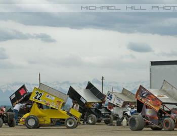 A picturesque view from the pits at Thunder Mountain Speedway
