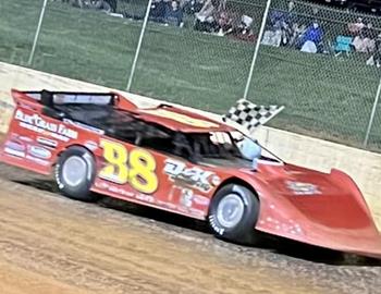 Tyler Bare rolled to the Steel Block Weekly Racing Series Win at Natural Bridge (Va.) Speedway on Friday, April 21, 2023.