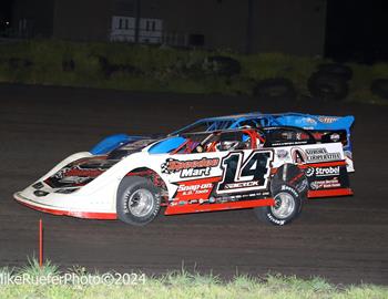 Adams County Speedway (Corning, IA) – Malvern Bank East Series – Ray Houck Memorial – July 27th, 2024. (Mike Ruefer photo)