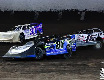 Tri-State Speedway (Haubstadt, IN) – DIRTcar Summer Nationals Hell Tour – July 5th, 2025. (Josh James Artwork)