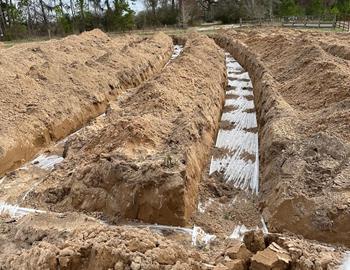 Rock and Pipe Conventional Septic System