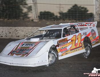 Brandon Eskew doubled down in claiming the Spoon River Speedway (Lewistown, Ill.) DIRTcar Pro Late Model championship, his second track title of 2020.