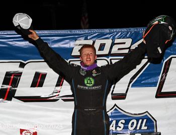 Callaway Raceway (Fulton, MO) – Lucas Oil Midwest Late Model Racing Association – June 7th, 2024. (Mike Ruefer Photo)