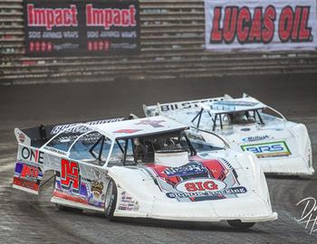 Tad Pospisil leads them into turn two