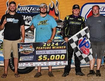 Ashton winger wins at Springfield Raceway on June 25.