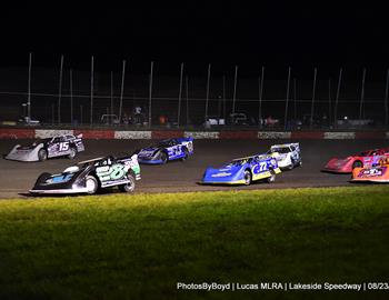 Lakeside Speedway (Kansas City, KS) – Lucas Oil Midwest Late Model Racing Association – August 23rd, 2024. (Todd Boyd Photo)