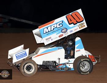 Lawton Speedway (Lawton, OK) – World of Outlaws NOS Energy Drink Sprint Car Series – Sooner State Showdown – March 28th, 2025. (David Smith Jr. photo)