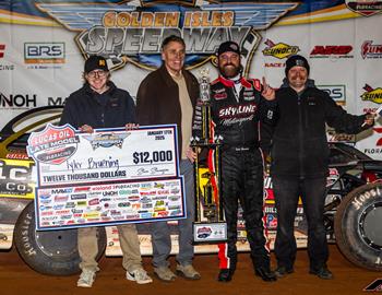 Golden Isles Speedway (Brunswick, GA) – Lucas Oil Late Model Dirt Series – Super Bowl of Racing – January 17th, 2025. (Heath Lawson Photo)