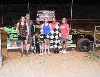 Dillard Hatchett wins at Moulton speedway on June 14