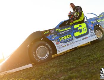Farmer City Raceway (Farmer City, IL) – World of Outlaws Late Model Series – Illini 100 – April 11th-12th, 2025. (Josh James Artwork)