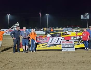 Matt Becker picked up his third POWRi Late Model win of 2023 on Thursday, June 1 at Callaway Raceway (Fulton, Mo.).