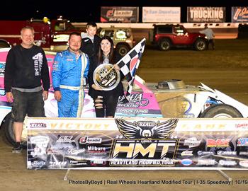 I-35 Speedway (Winston, MO) – USRA Heartland Modified Tour (HMT) – October 19, 2024. (Todd Boyd photo)