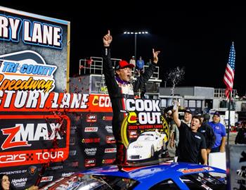Tri-County Speedway (Hudson, NC) – zMAX CARS Tour Pro Late Model – SoundGear 225 – October 4, 2025. (Bryson Lopez Racing photo)