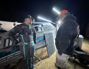 Chase Holland competes at Hattiesburg Speedway (Hattiesburg, MS) on February 28, 2025.