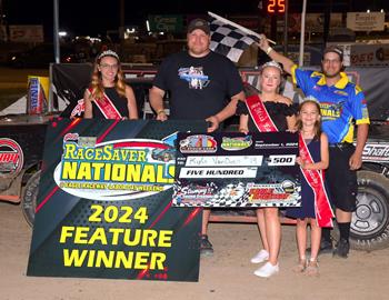 Kyle Vanover Racing and BIGG Johnson Racing won the IMCA Racing stock car event during the Eagle Raceway RaceSaver Nationals on September 1