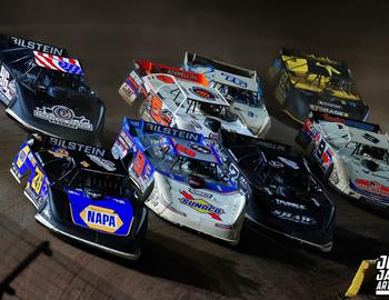 Volusia Speedway Park (Barberville, FL) – DIRTcar Nationals – February 10th-15th, 2025. (Josh James Artwork)