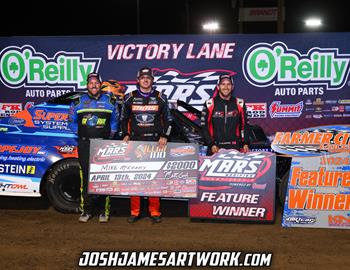 Farmer City Raceway (Farmer City, IL) – MARS Modified Championship – Illini 100 – April 12th-13th, 2024. (Josh James photo)