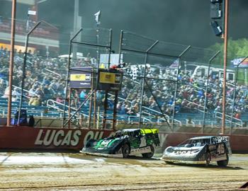 Lucas Oil Speedway (Wheatland, Mo.) – Lucas Oil Late Model Dirt Series – Show-Me 100 – May 27-28th, 2022. (Heath Lawson photo)