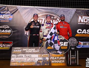 The Dirt Track at Charlotte (Concord, NC) – World of Outlaws Case Late Model Series – World Finals – November 6th-9th, 2024. (Josh James Artwork)