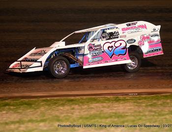 Lucas Oil Speedway (Wheatland, MO) – United States Modified Touring Series (USMTS) – King of America XIV – March 27-29, 2025. (Todd Boyd photo)