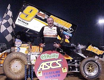 Gary Wright with ASCS National Tour career win 97