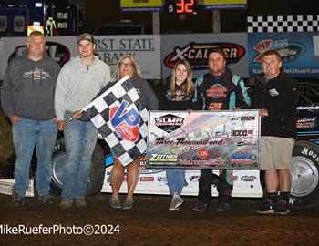 Stuart International Speedway (Stuart, IA) – Malvern Bank East Series – Blackberry Brandy Bawl – May 10th, 2024. (Mike Ruefer photo)