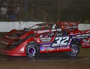 Bobby Pierce wins the FloRacing Night in America at La Salle Speedway on May 6.