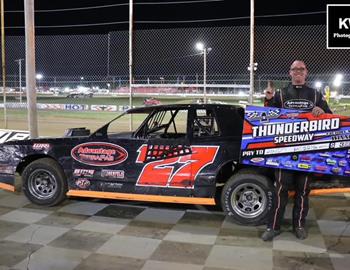 Andy Morris wins at Thunderbird Speedway on July 26