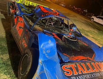 Tyler got upside down at Old No. 1 Speedway on August 6. Thankfully, he was uninjured.