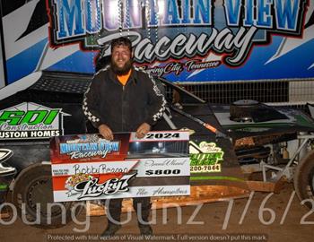 Robby Reagan wins at Mountain View Raceway July 6