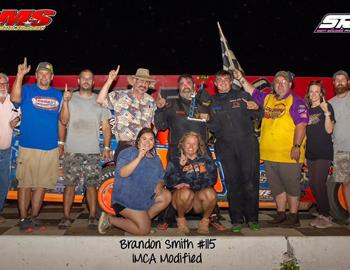 Brandon Smith recorded his second win of the season at Batesville Motor Speedway on Saturday, September 13.