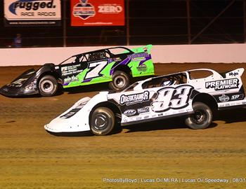 Lucas Oil Speedway (Wheatland, MO) – Lucas Oil Midwest Late Model Racing Association (MLRA) – 10th Annual Ron Jenkins Memorial – August 30-31, 2024. (Todd Boyd photo)