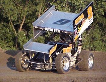 Gary Wright in action at Tulsa Speedway