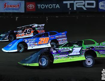 Fairbury Speedway (Fairbury, IL) – World of Outlaws Real American Beer Late Model Series – Prairie Dirt Classic – July 25th-26th, 2025. (Josh James Artwork)