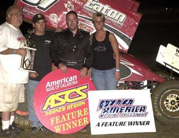 Brian McCelland and company enjoy victory lane