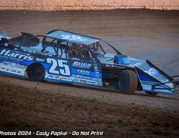 Humboldt Speedway (Humboldt, KS) – United States Modified Touring Series – King of America XIII – April 4-6, 2024. (Cody Papke photo)