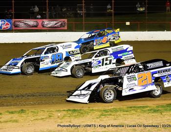 Lucas Oil Speedway (Wheatland, MO) – United States Modified Touring Series – King of America – March 27th-29th, 2025. (Todd Boyd Photo)
