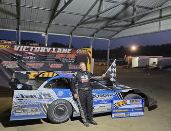 Mike Knight wins at Eriez speedway on July 28 during the Dick Litz Memorial, his 2nd year in a row winning the event