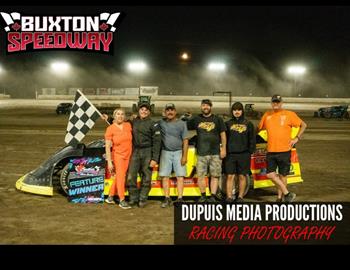 Charles Field wins at Buxton Speedway on July 20