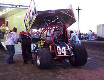 Frankie Heimbaugh and crew rush to get ready after a late arrival