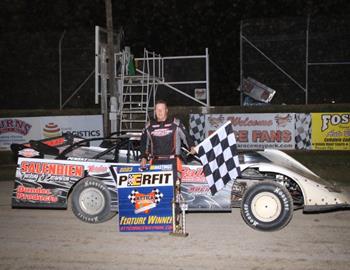 Devin Shiels won the DIRTcar UMP Late Model feature at Attica (Ohio) Raceway Park on Saturday, July 21.