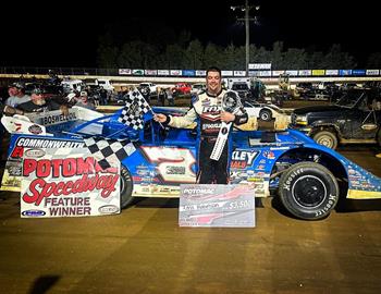 Ross Robinson wins the Super Late Model feature at Potomac Speedway on September 28